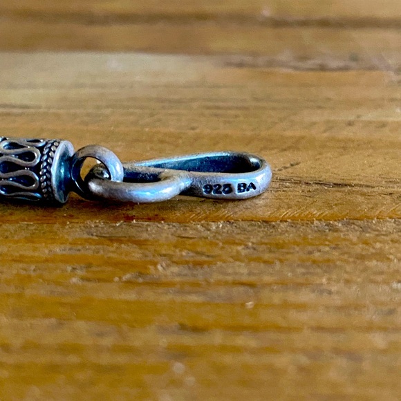 Bali Silver Woven Necklace - Picture 7 of 8